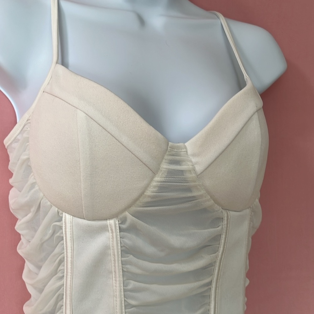 Privy White Bodysuit size S